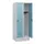 schoollocker,HxBxD 1630x600x500mm,2vak,vak B 300mm,draaigrendel,sokkel