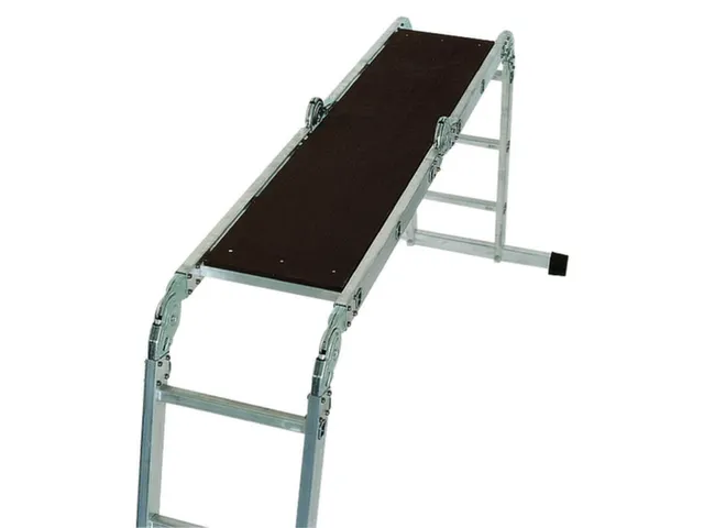 Werkbordes M. Houten Laag,V. Multifunctionele Vouwladder,Hout