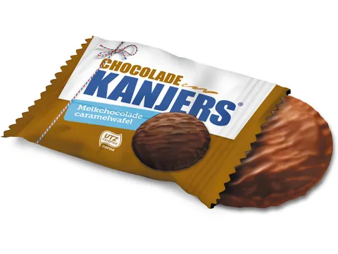 Mini chocoladewafel individueel verpakt 134 g