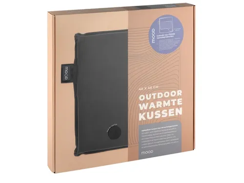 Warmtekussen Mood outdoor 40x40cm grijs