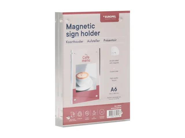 Europel Kaarthouder Luxe A6 Acryl