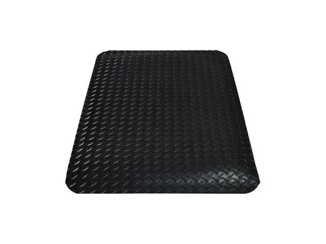 werkplek-vloerbedekking,mat,LxB 900x600mm,PVC,ruitprofiel