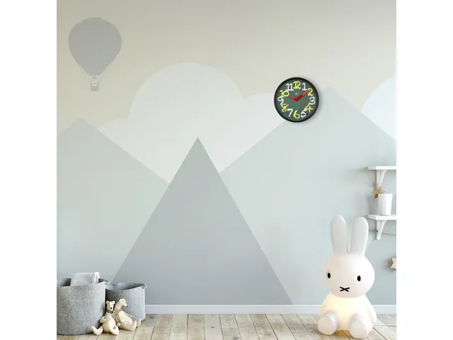 Wandklok NXT dia 30cm Groen Plastic Chalkboard