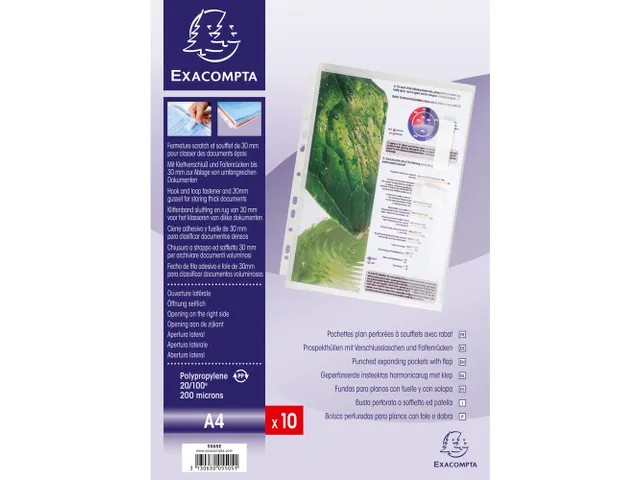 PK 10 Geperf/balg gl ad PP open zijk. A4