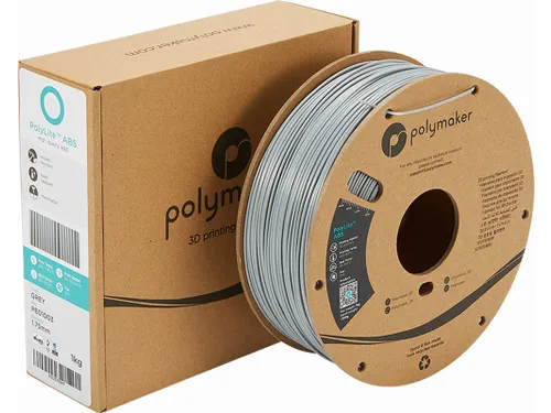 Polymaker PolyLite ABS filament 1,75 mm Grijs 3kg