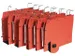 Hangmap Tub Ultimate Lateraal A4 V-bodem Oranje (verpakking 25 Stuks