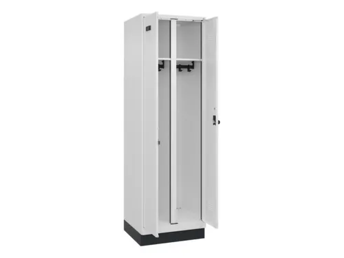 locker voor scheiding van kleding,HxBxD 1950x600x500mm,2vak