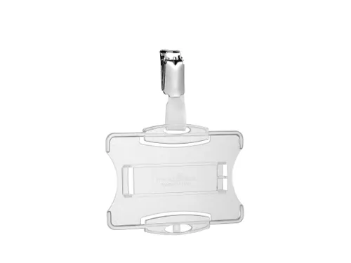 Veiligheidspashouder Durable 8118 open met clip 54x85mm