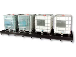 Opvangbak Hdpe 290x5170x1720mm V. 4x1000l M. Poten Geperf. Pe Plaat
