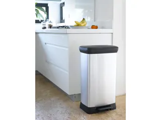 Pedaalemmer Decobin Duo 23+23 Liter Zilver Zwart - 12