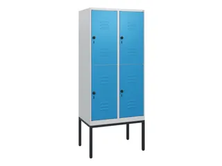 dubbeldekse locker,HxBxD 1950x800x500mm,2x2vak.,vak B 400mm - 1