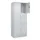 lockerkast,HxBxD 1950x800x500mm,2x3vakken,vak B 400mm,cil.-slot,sokkel
