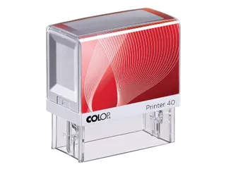 Tekststempel Colop Printer 40 +bon 6regels 59x23mm Blauw - 3