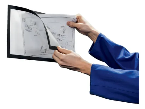 Duraframe Durable Magnetic Plus A4 Zwart