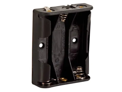 Batterijhouder Voor 3 x AA-CEL (Voor Soldeerlippen)