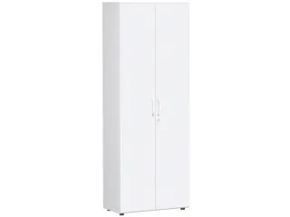 kantoorkast,HxBxD 2160x800x420mm,5xhouten vloer,6ordnerhoogte,romp wit - 1
