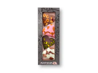 Chocolade Australian hartjes doos 4 stuks - 1