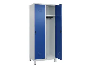 locker,HxBxD 1950x800x500mm,2vak,vak B 400mm,draaigrendel,voeten - 2