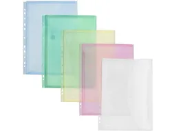 Foldersys Enveloptas Velcro Sluiting A4 Geperforeerd 11-gaats Assorti