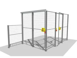 Draaideur Voor Veiligheidshek B 1000mm Smart Fix Snapsluiting 1400 Mm