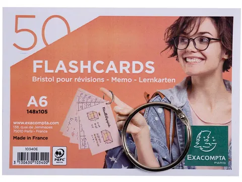 gekleurde systeemkaarten A6 gelijnd 50 stuks