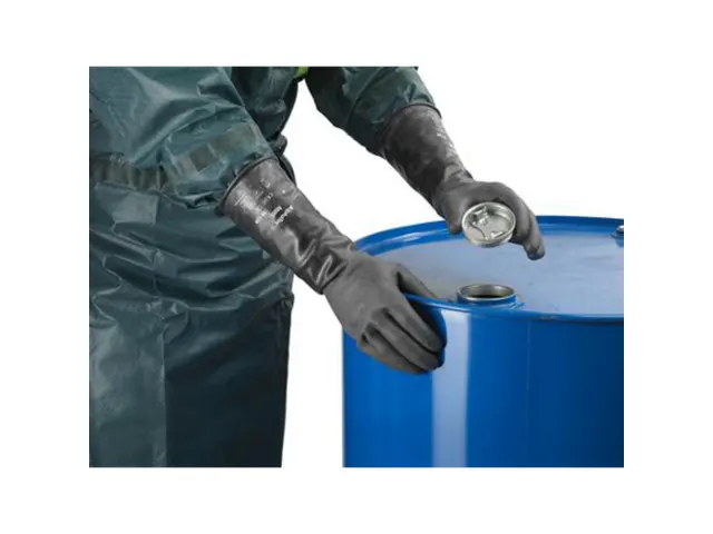 Ansell AlphaTec 38-520 butyl handschoenen, zwart, maat 7, 36 paar