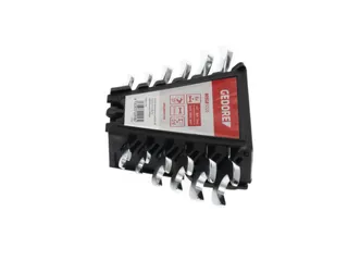 R05125006 Dubbele steeksleutelset kort SW6-17mm 6-delig - 2