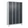 locker voor scheiding van kleding,HxBxD 1950x1200x500mm,4vak