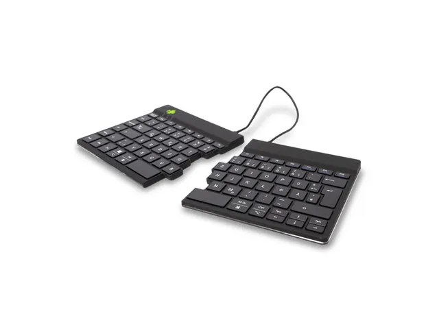 Split Break V2 ergonomisch toetsenbord Qwertz DE Zwart draadloos