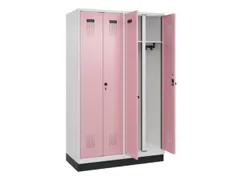 locker voor scheiding van kleding,HxBxD 1950x1200x500mm,4vak