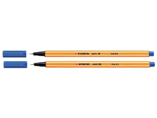 Fineliner STABILO point 88/41 blauw 0.4mm - 2