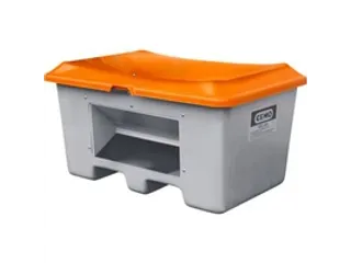 strooigoedbak,200l,HxBxD 690x890x600mm,GVK,grijs,deksel oranje - 2
