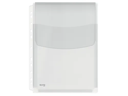 Showtas Leitz 4757 A4 11-gaats PVC 0.17mm glad met klep