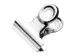Pince Bulldog Westcott 21,5x5,6mm Métal argenté 10 pièces