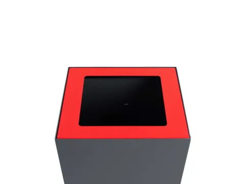 V-Part Top voor Modulaire Afvalbak 85 en 90 L Rood