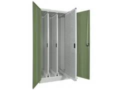 verticale kast cil.slot 1950x1000x600mm RAL7035 front RAL6011