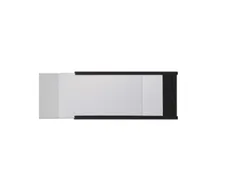 Magnetische Etikethouder 40x100mm zwart/wit