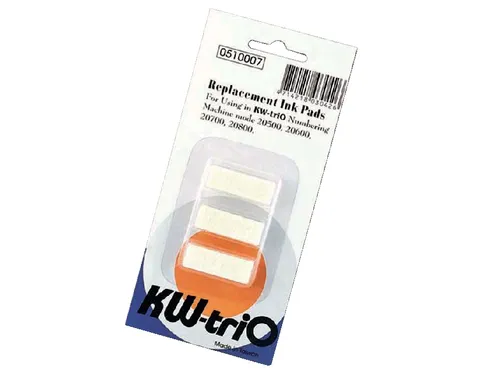 Stempelkussen KW-trio numeroteur 3 stuks