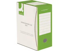 Archiefdoos A4 rug 15 cm uit karton van 400 g/m² Wit/Groen