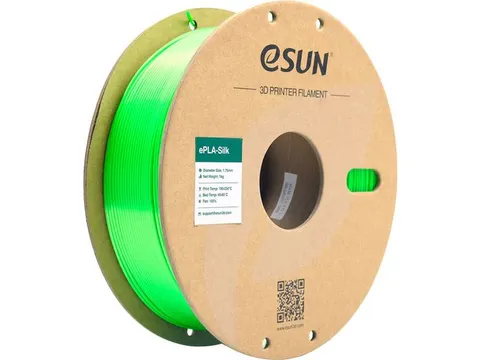 eSUN 3D printer Filament ePLA-Silk 1,75mm Groen 1kg