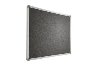 Prikbord 90x180cm Grijs Accent Softline Profiel 16mm - 1