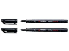 Viltstift STABILO OHpen 842/46 permanent rond fijn zwart