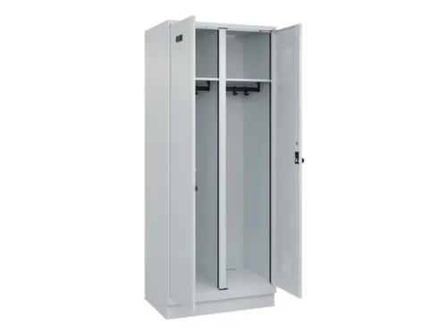 locker voor scheiding van kleding,HxBxD 1950x800x500mm,2vak