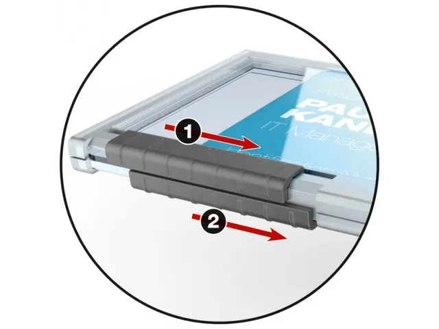 Kaarthouder Pushbox Duo 54x87mm