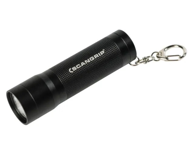 zaklamp,behuizing aluminium,OSRAM LED,100lumen,draagband,sleutelhanger