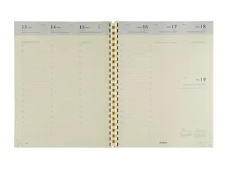 Agendavulling 2027 Brepols Concorde 7dagen/2pagina's crème - 3