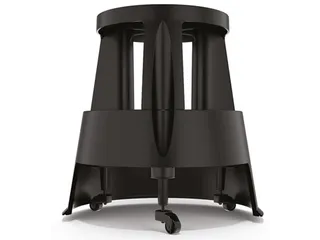 Rolkruk Comfort, uit kunststof, zwart - 5