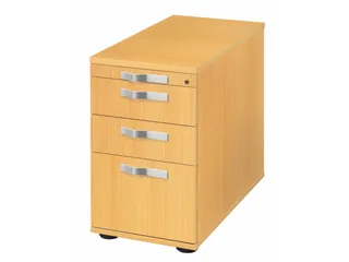 stationaire ladeblokken,HxBxD 720-760x428x800mm,2lade(n),stanggreep - 1