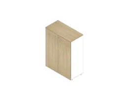 Kantoorkast Romp Wit Front Eiken bxdxh 900x450x1232mm