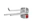 Porte-outils P. Plaques Perforées 3 branches Lxl 150x45 mm Aluminiu